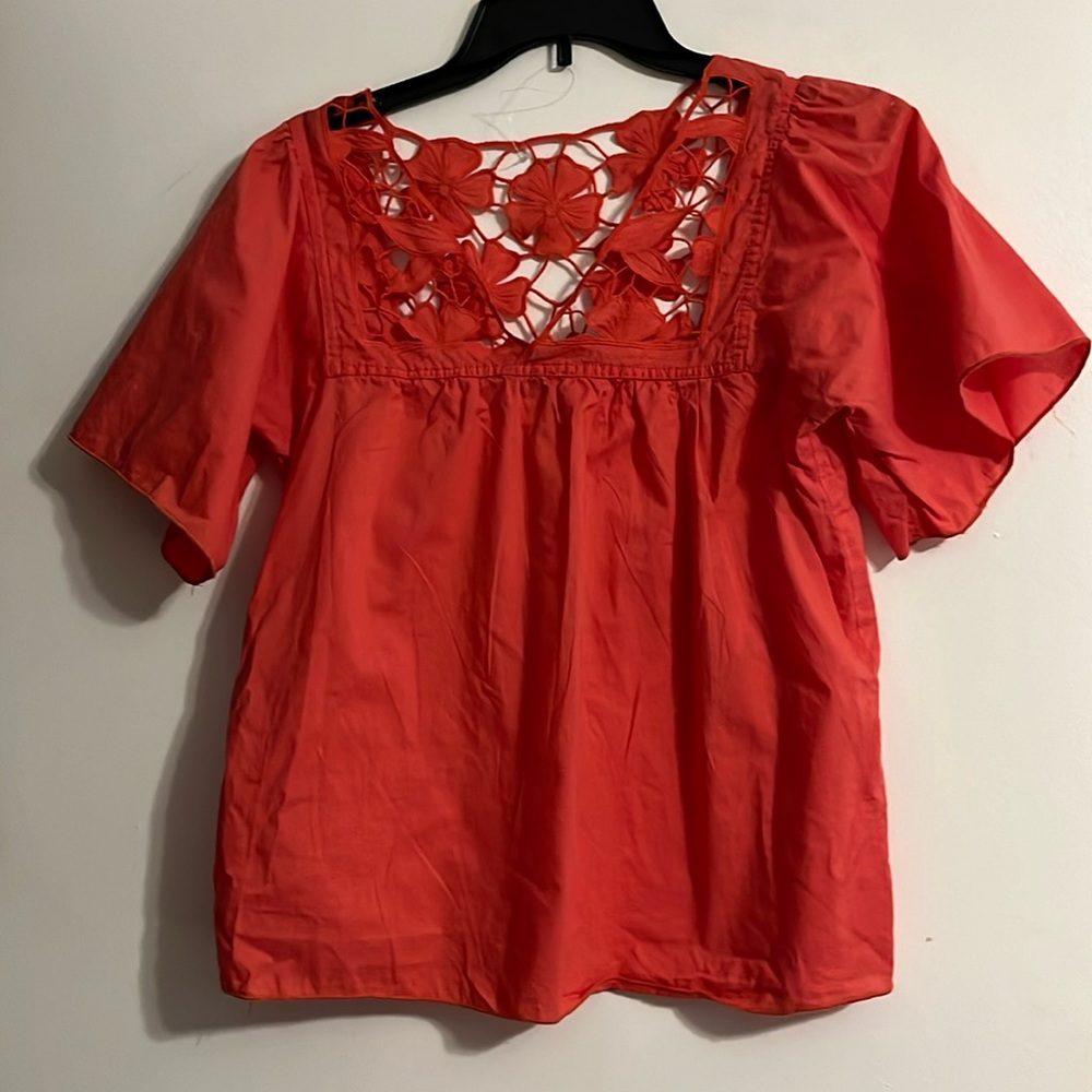 Vero Moda Salmon crochet Blouse S